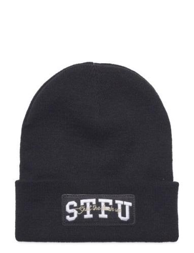 Stfu Beanie Black Pica Pica