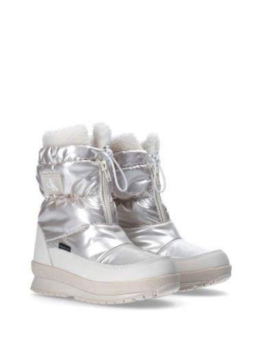 Calvin Klein Jeans Kids Snow Boots Silver Calvin Klein