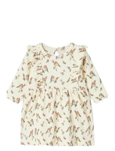 Nbfgavo Ena Ls Body Dress Lil Cream Lil'Atelier