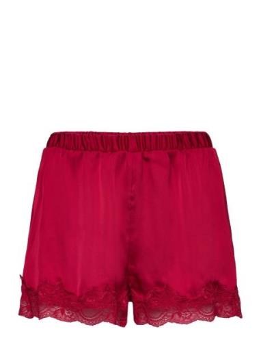 Shorts Lace Satin Red Lindex