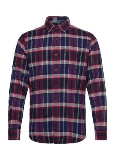 Ls Plaid Flannel Str Navy Original Penguin