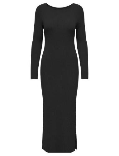 Onlkatia Ls Maxi Boatn Dress Cc Knt Black ONLY