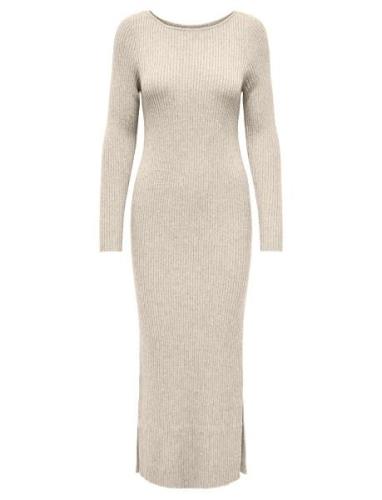 Onlkatia Ls Maxi Boatn Dress Cc Knt Cream ONLY