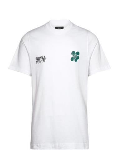 Cotton Jersey Frode Digital Mystery Tee White Mads Nørgaard