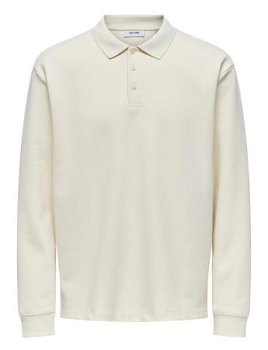 Onsbernard Rlx Ls Polo Cream ONLY & SONS