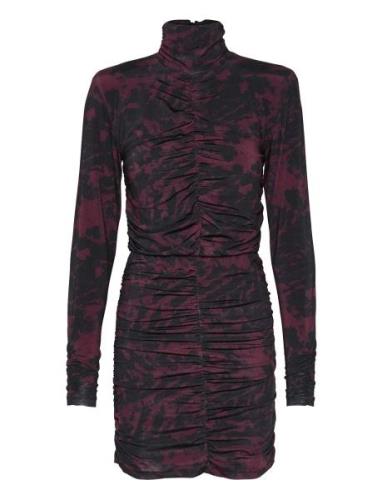 Redeinagz P Rollneck Dress Burgundy Gestuz