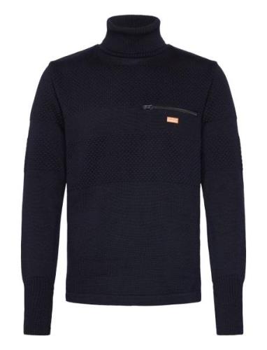 Kansas Mn Wool Klemens Knit Navy Mads Nørgaard