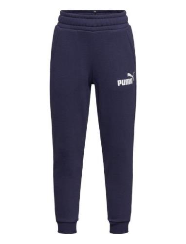 Ess Logo Pants Fl Cl B Blue PUMA