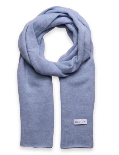 Big Classic Scarf Blue Davida Cashmere