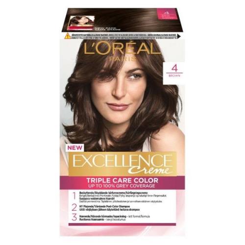 L'Oréal Paris Excellence Creme - 4 Brown
