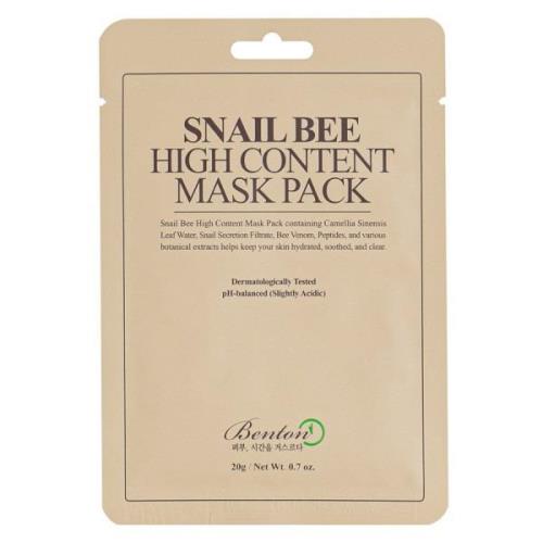 Benton Snail Bee High Content Mask 1 kpl