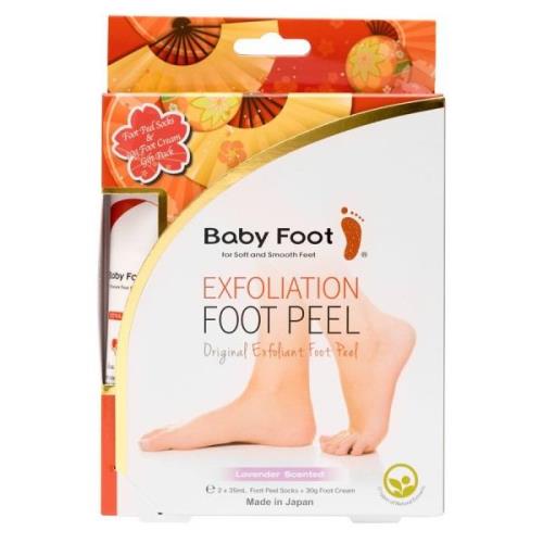 Baby Foot Exfoliation Foot Peel 2x35ml & Foot Cream 30g