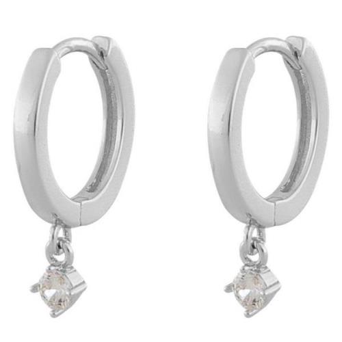 Snö Of Sweden Camille Small Ring Earring - Silver/Clear