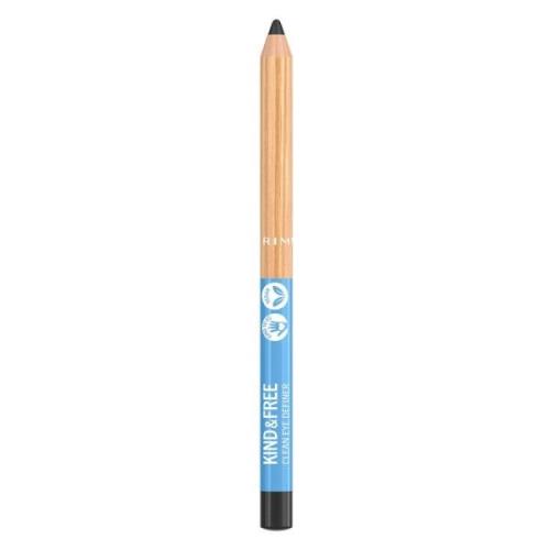 Rimmel London Kind & Free Clean Eyeliner Pencil 1,1 g - 001 Pitch