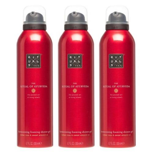 Rituals The Ritual Of Ayurveda Foaming Shower Gel 3 x 200 ml