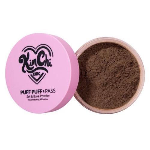 KimChi Chic Puff Puff Pass Loose Setting Powder 24 g - Chocolate