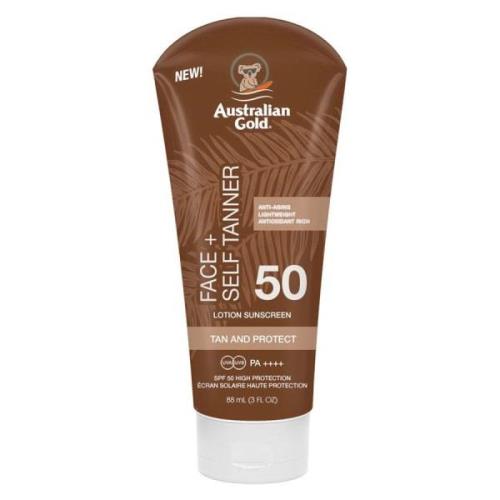 Australian Gold SPF 50 Face With Self Tanner 88 ml