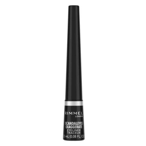 Rimmel London Exaggerate Liquid Eyeliner 2,5 ml - #001 Black