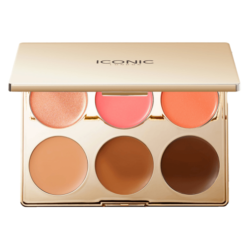 Iconic London Multi-Use Cream Blush Bronze and Highlighter 6 x 3,