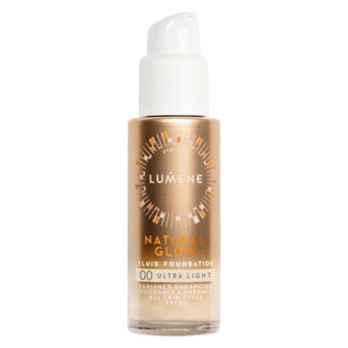 Lumene Natural Glow Fluid Foundation SPF20 30 ml - 00 Ultra Light