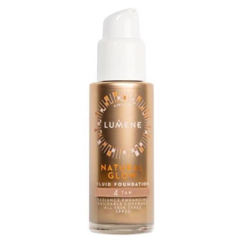 Lumene Natural Glow Fluid Foundation SPF20 30 ml - 4 Tan