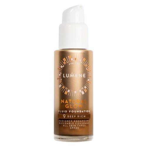 Lumene Natural Glow Fluid Foundation SPF20 30 ml - 9 Deep Rich