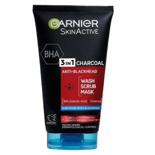 Garnier PureActive 3-In-1 Charcoal 150 ml