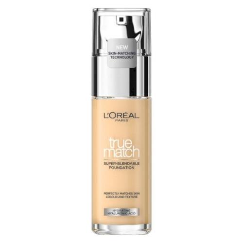 L'Oréal Paris True Match Super-Blendable Foundation 1.N Ivory 30m