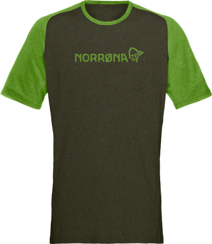 Norrøna Men's Fjørå Equaliser Lightweight T-Shirt  Norrona Green