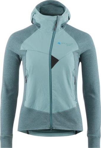 Klättermusen Women's Hugin Zip Hoodie Frost Green/Jade Green