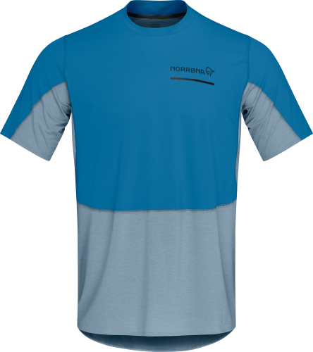 Norrøna Men's Senja Equaliser Lightweight T-Shirt  Mykonos Blue