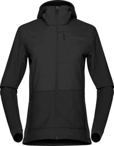 Norrøna Women's Falketind Alpha90 Insulated Zip Hood Caviar