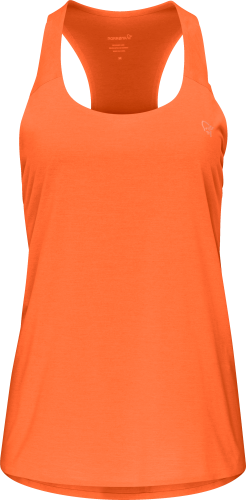 Norrøna Women's Femund Tech Singlet Orange Alert