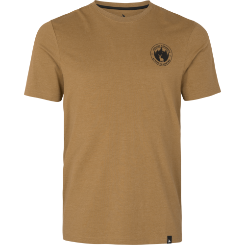 Seeland Men's Saker T-Shirt Antique Bronze Melange