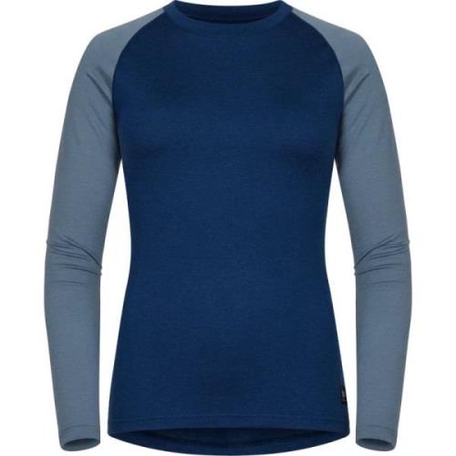 Hellner Women's Nieras Merino Top 2.0 Dress Blue/Flint Stone