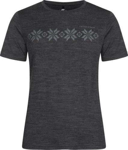 Gridarmor Women's Larsnes Merino T-Shirt Dark Grey Melange