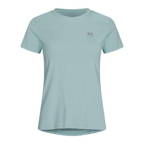 Hellner Women's Sallu Running Top Short Sleeve Blue Haze