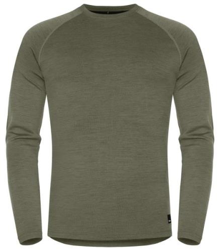 Urberg Men's Selje Merino-Bamboo Top Deep Lichen Green