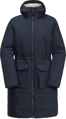 Jack Wolfskin Women's White Frost Parka Night Blue