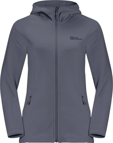 Jack Wolfskin Women's Baiselberg Hooded Full Zip Dolphin