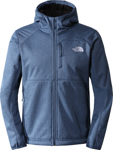 The North Face Men's Quest Hooded Softshell Jacket Shady Blue Dark Hea...