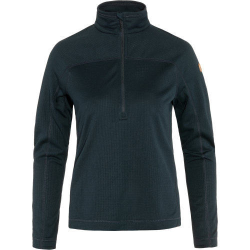 Fjällräven Women's Abisko Lite Fleece Half Zip Black