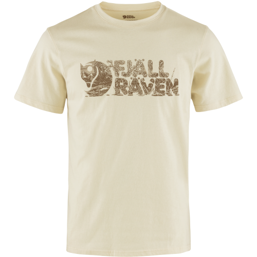 Fjällräven Men's Lush Logo T-Shirt Chalk White