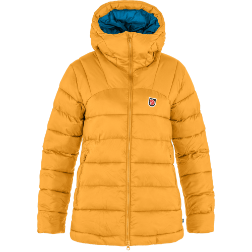 Fjällräven Women's Expedition Mid Winter Jacket Mustard Yellow-Un Blue