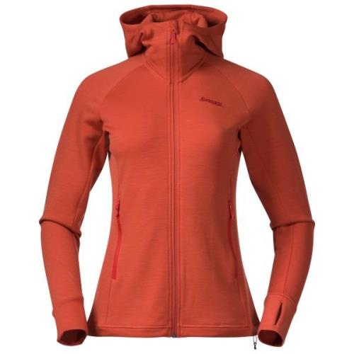 Bergans Women's Ulstein Wool Hood Jacket Brick