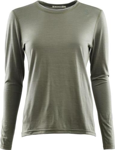 Aclima Women's LightWool 140 Undershirt Long Sleeve Ranger Green