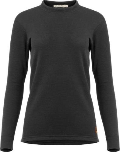 Aclima Women's WoolTerry Crewneck Jet Black