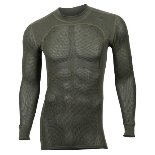 Aclima Men's WoolNet Crewneck Olive Night