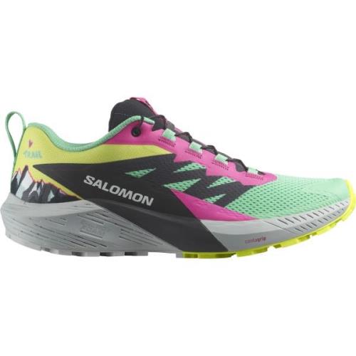 Salomon Unisex Sense Ride 5 Martina LTD Biscay Green/Phantom/Pink Glo