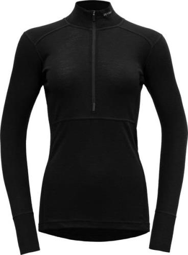 Devold Women's Lauparen Merino 190 Zip Neck Black